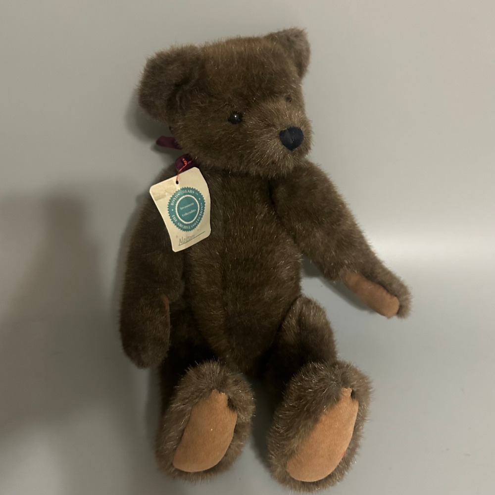 Boyds Bears Archive Collection Malcom Brown Jointed Teddy Bear Plush 904402
